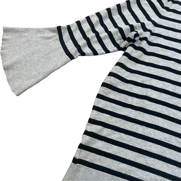 Lane Bryant Stripe Bell Sleeve Sweater Top Sz 18/20 - Picture 5 of 10